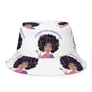 Journey Into Womanhood Reversible bucket hat