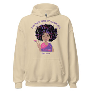 Journey Into Womanhood Unisex Hoodie (Cream)